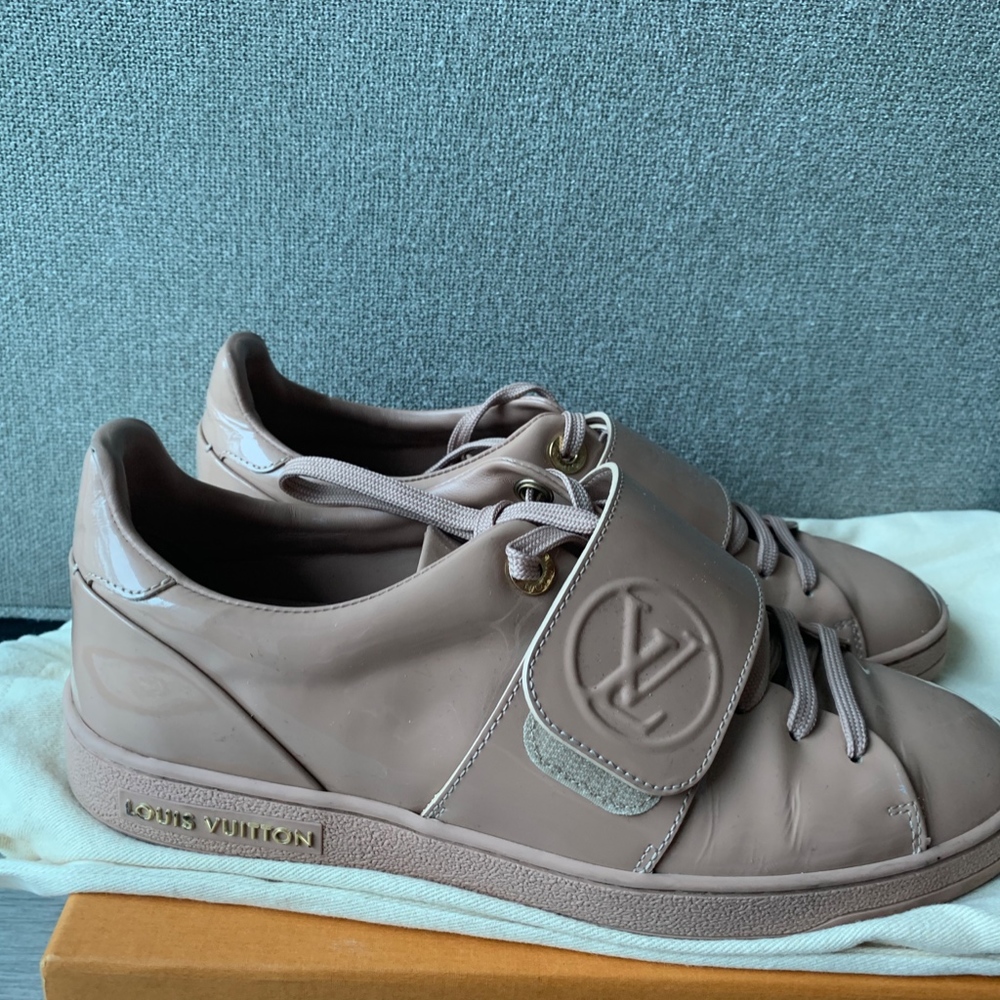 Louis Vuitton NUDE/TAN Frontrow Sneakers - Picture 5 of 8